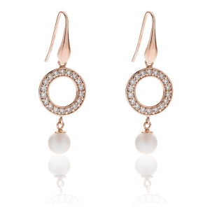Orecchini in Argento con zirconi e cristalli