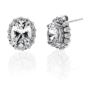 Orecchini in Argento con zirconi