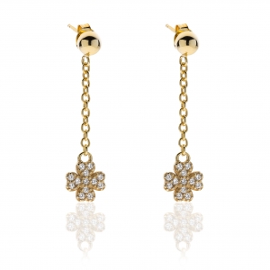 Orecchini in Argento con zirconi