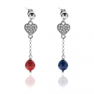 Orecchini in Argento con zirconi