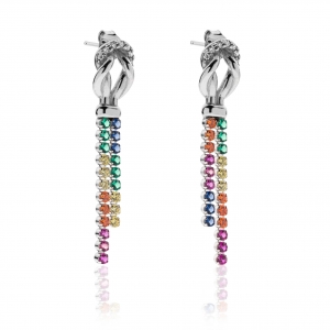 Orecchini in Argento con zirconi
