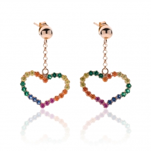 Orecchini in Argento con zirconi
