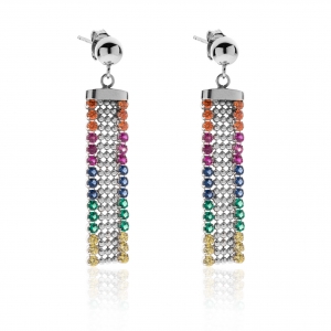 Orecchini in Argento con zirconi