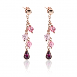 Orecchini in Argento con cristalli