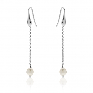 Orecchini in Argento con perle di cristallo