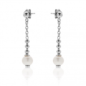 Orecchini in Argento con perle di fiume