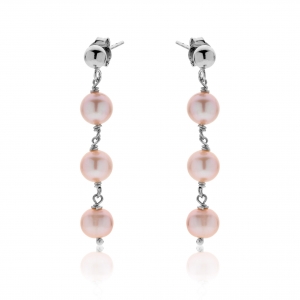 Orecchini in Argento con perle di fiume