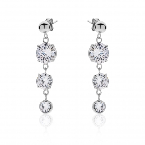 Orecchini in Argento con zirconi