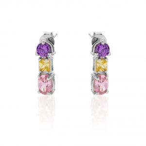 Orecchini in Argento con zirconi