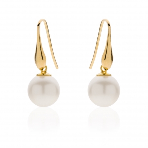 Orecchini in Argento con perle di cristallo