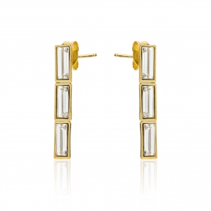 Orecchini in Argento con cristalli
