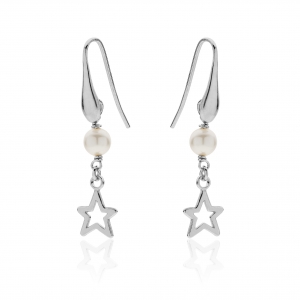 Orecchini in Argento con perle di cristallo