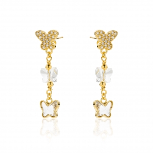 Orecchini in Argento con zirconi