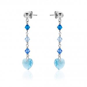 Orecchini in Argento con cristalli