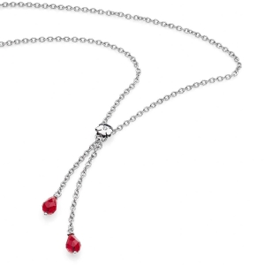 Collana in Argento con cristalli e zirconi