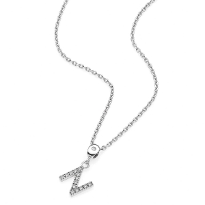 Collana in Argento con zirconi