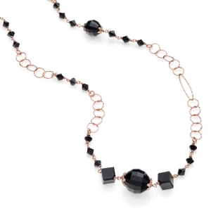 Collana in Argento con cristalli 