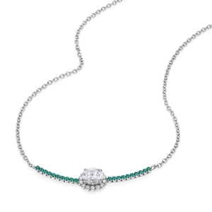 Collana in Argento con  zirconi