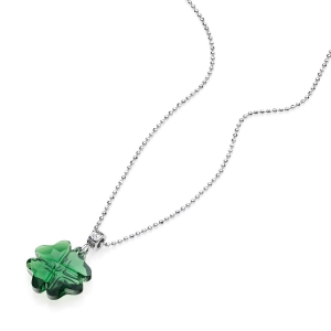 Collana in Argento con cristallo e zirconi