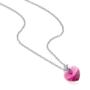 Collana in Argento con cristallo e zirconi