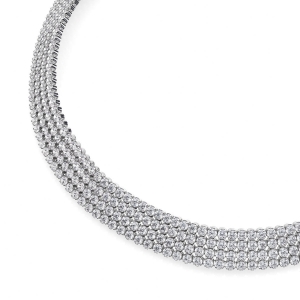 Collana in Argento con  zirconi