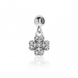 Silver pendant with Cubic Zirconia