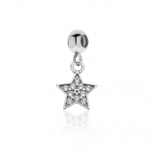 Silver pendant with Cubic Zirconia