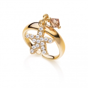 Anello in Argento con zirconi