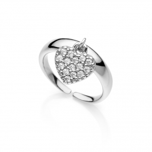 Anello in Argento con zirconi