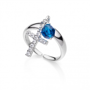 Anello in Argento con zirconi