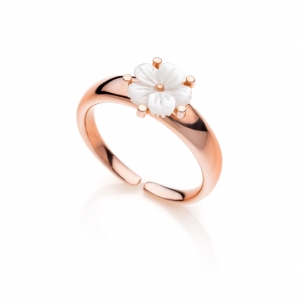 Anello in Argento con madre perla