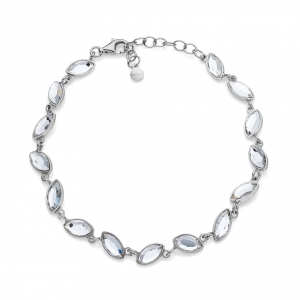 Bracciale in Argento con cristalli