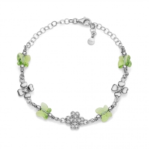 Bracciale in Argento con zirconi