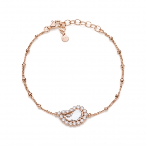 Silver bracelet with Cubic Zirconia