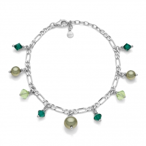 Bracciale in Argento con cristalli