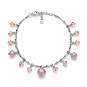Bracciale in Argento con cristalli