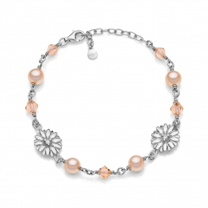 Bracciale in Argento con cristalli