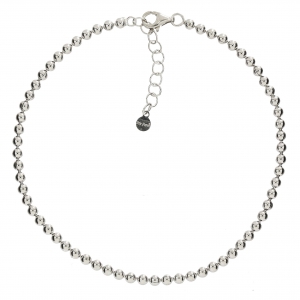 Silver anklet